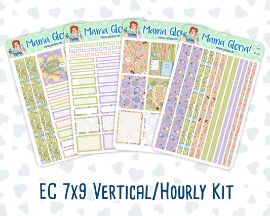 Kit 0180 - 7x9 - Back To School- August- Summer- Weekly Kit For Planners
