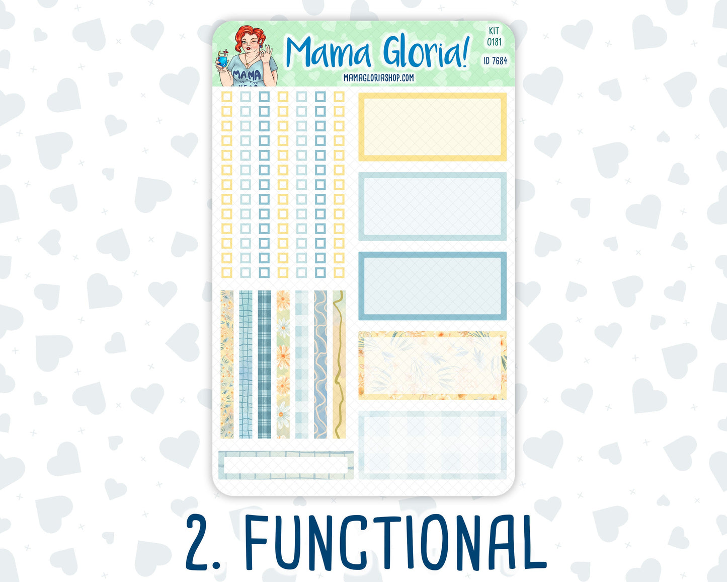 Kit 0181 - A5 Daily Duo - Camping - August- Summer- Planner