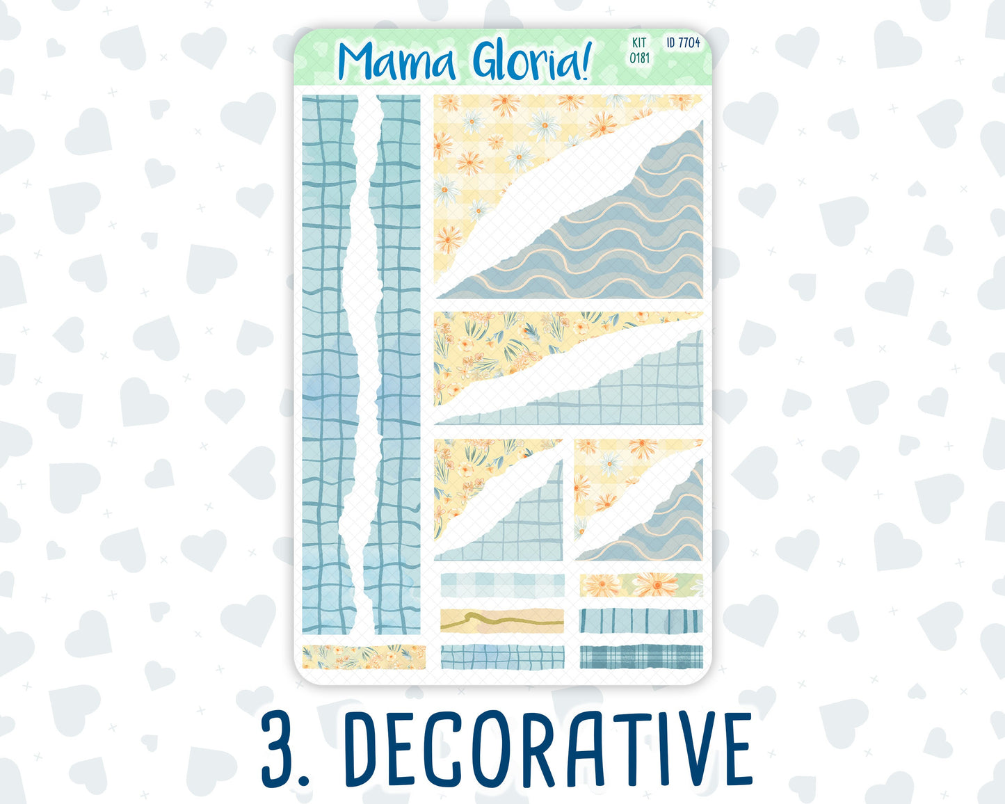 Kit 0181 - Back To School - Journaling Kit - Camping - August- Summer- For Planner - Notebook - Journal