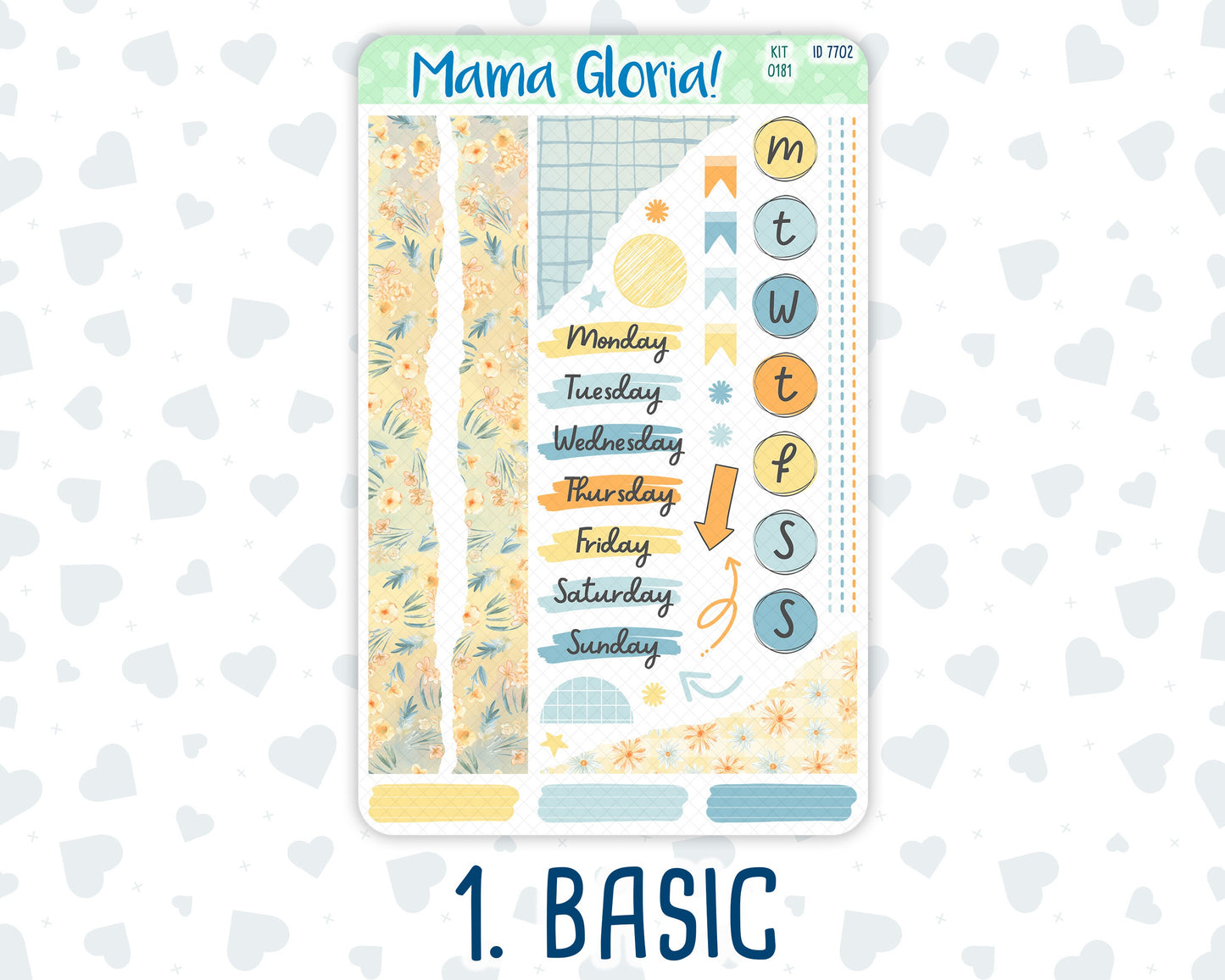 Kit 0181 - Back To School - Journaling Kit - Camping - August- Summer- For Planner - Notebook - Journal