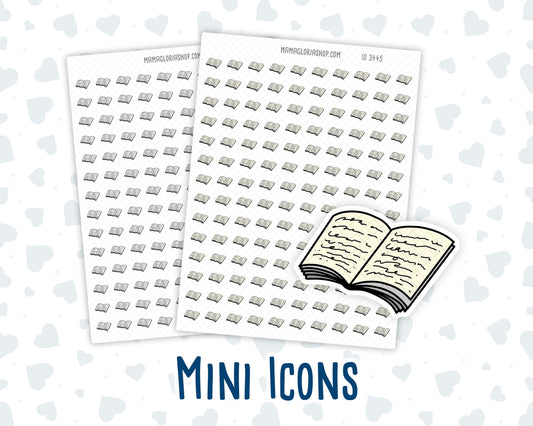Book - Reading - Doodle Icon Sticker