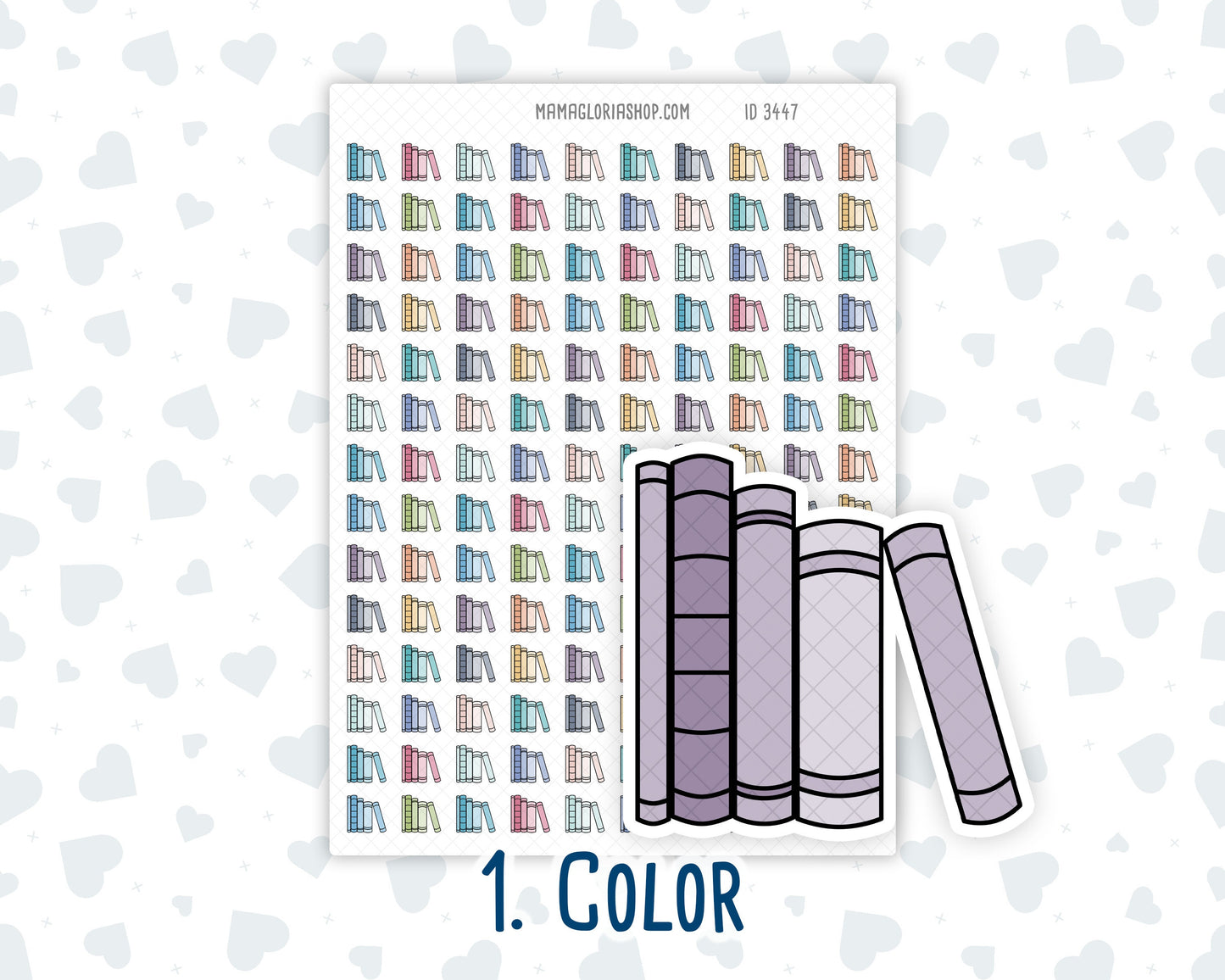 Books - Reading - Doodle Icon Sticker