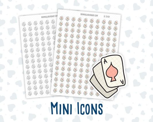 Cards - Game Night - Doodle Icon Sticker