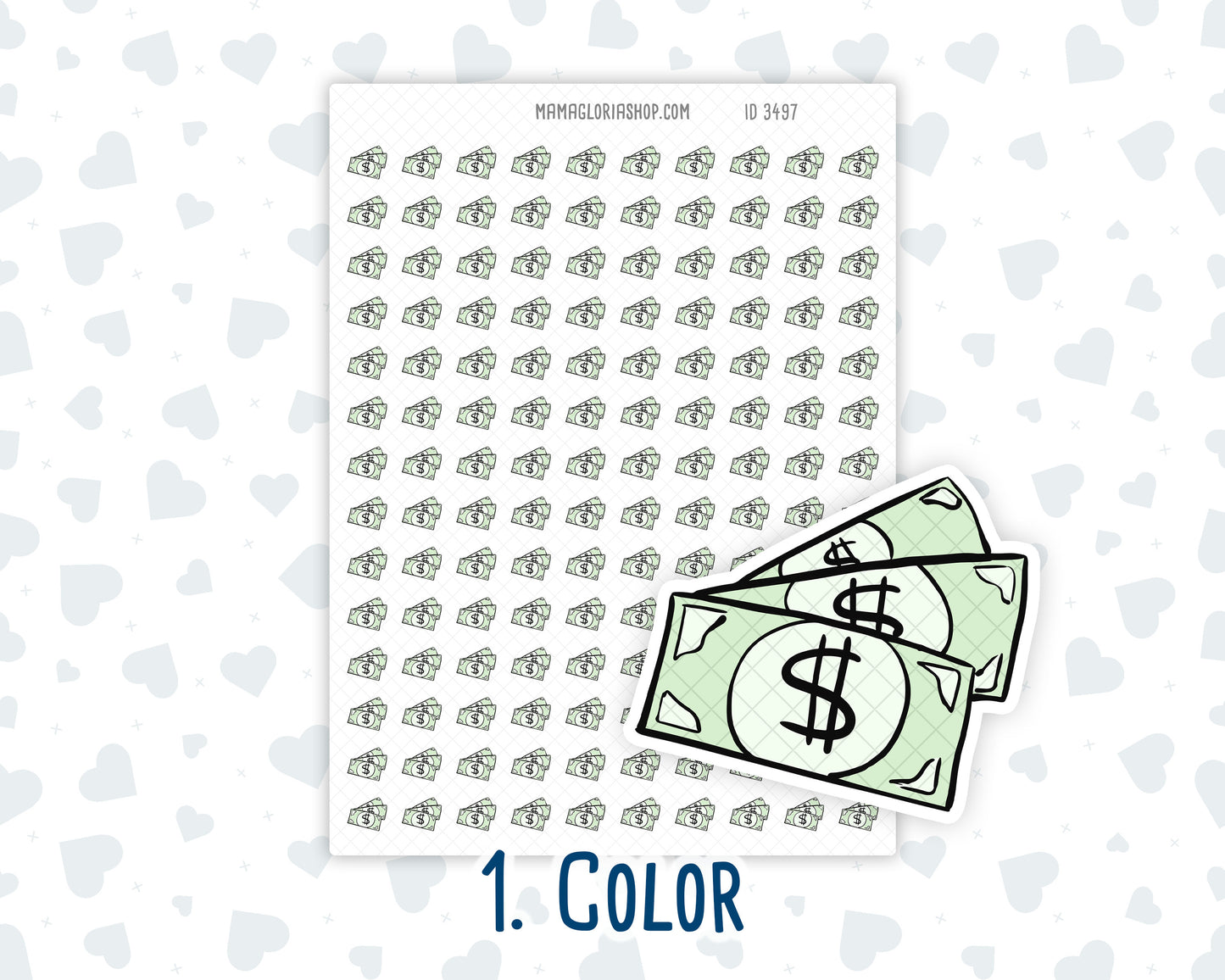 Pay Day - Money - Dollar - Doodle Icon Sticker