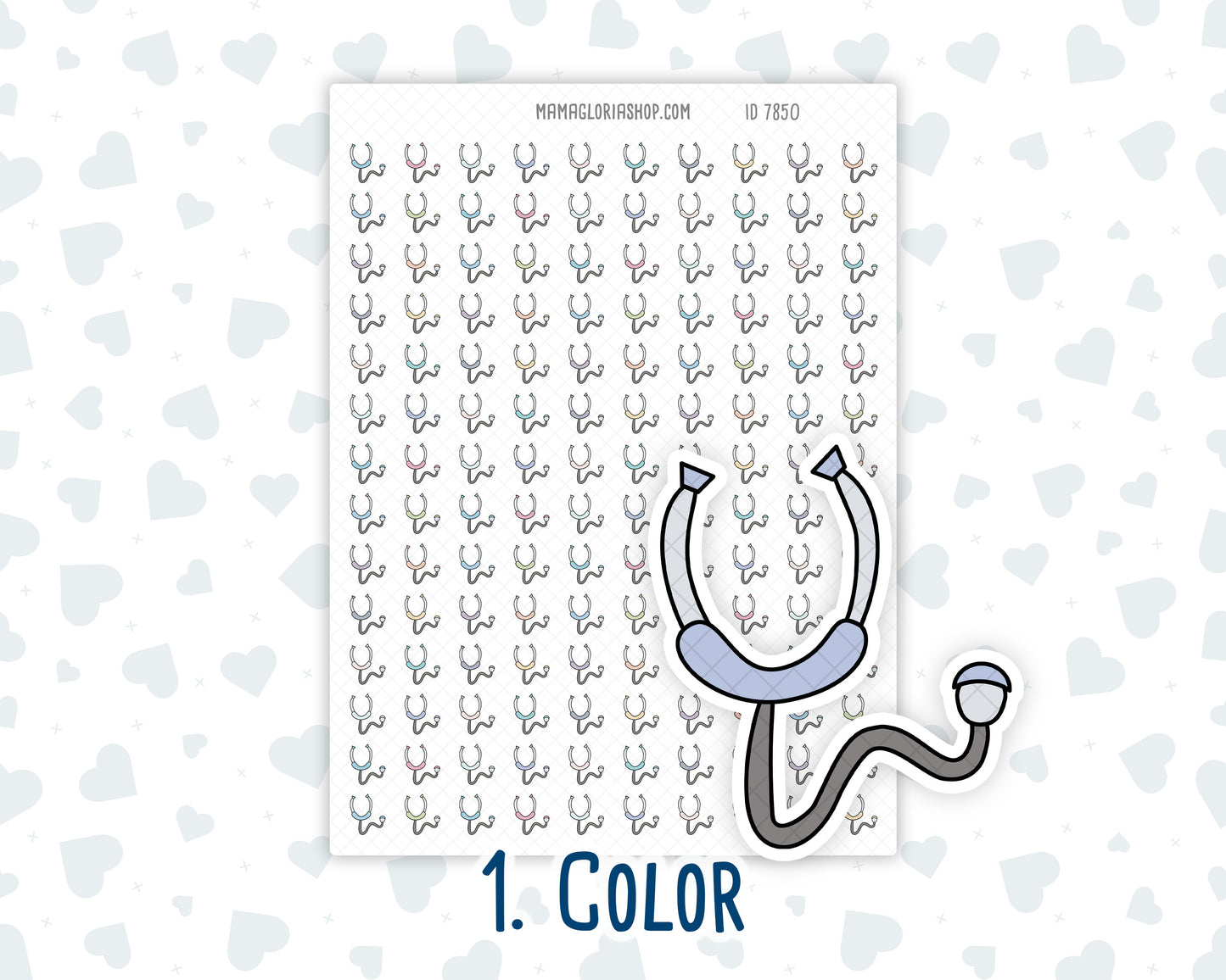 Doctor APPT - Statoscope - Doodle Icon Sticker