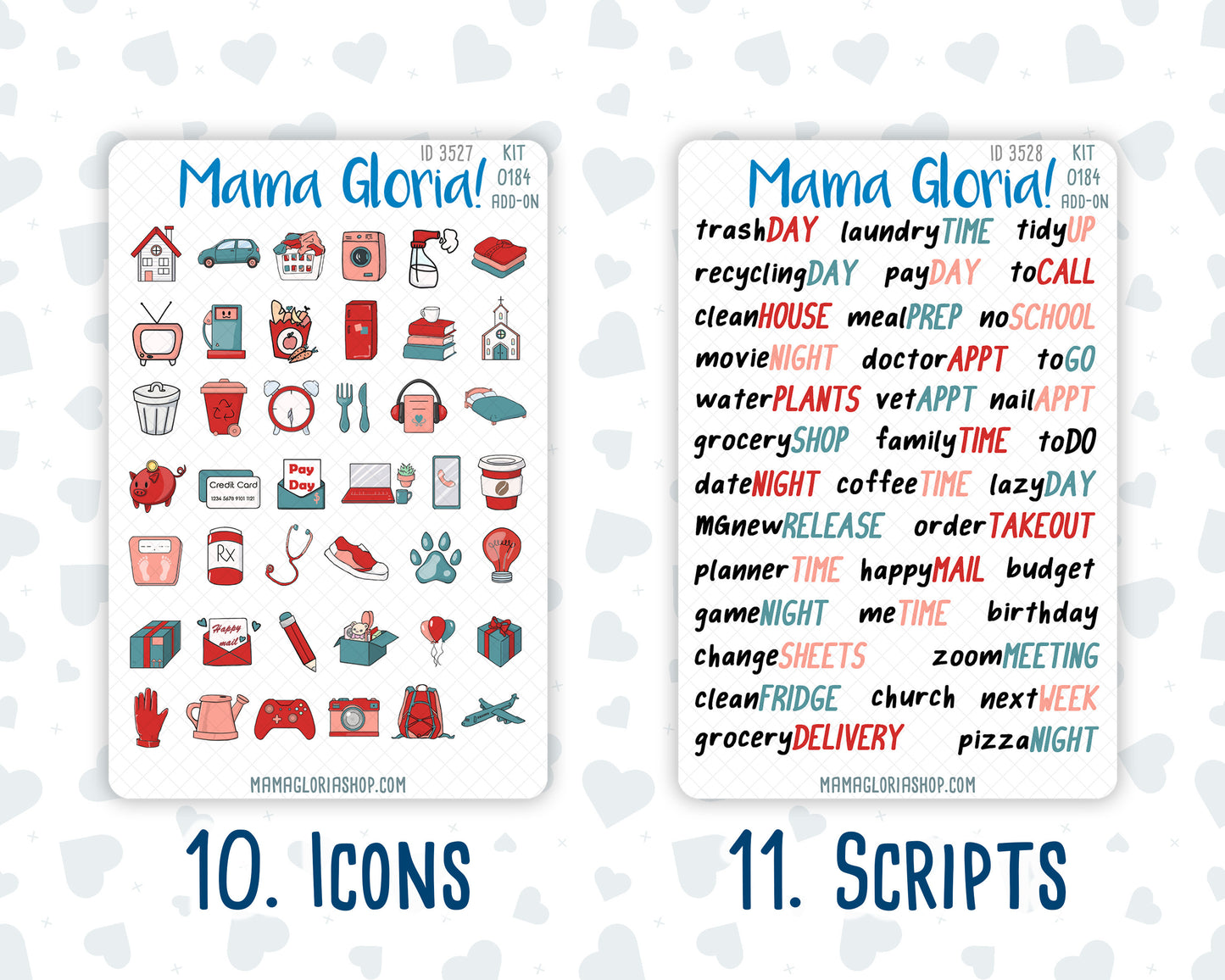 Kit 0184 Add Ons - Apple Cider - September- Autumn - Planner Stickers - Kit 2024