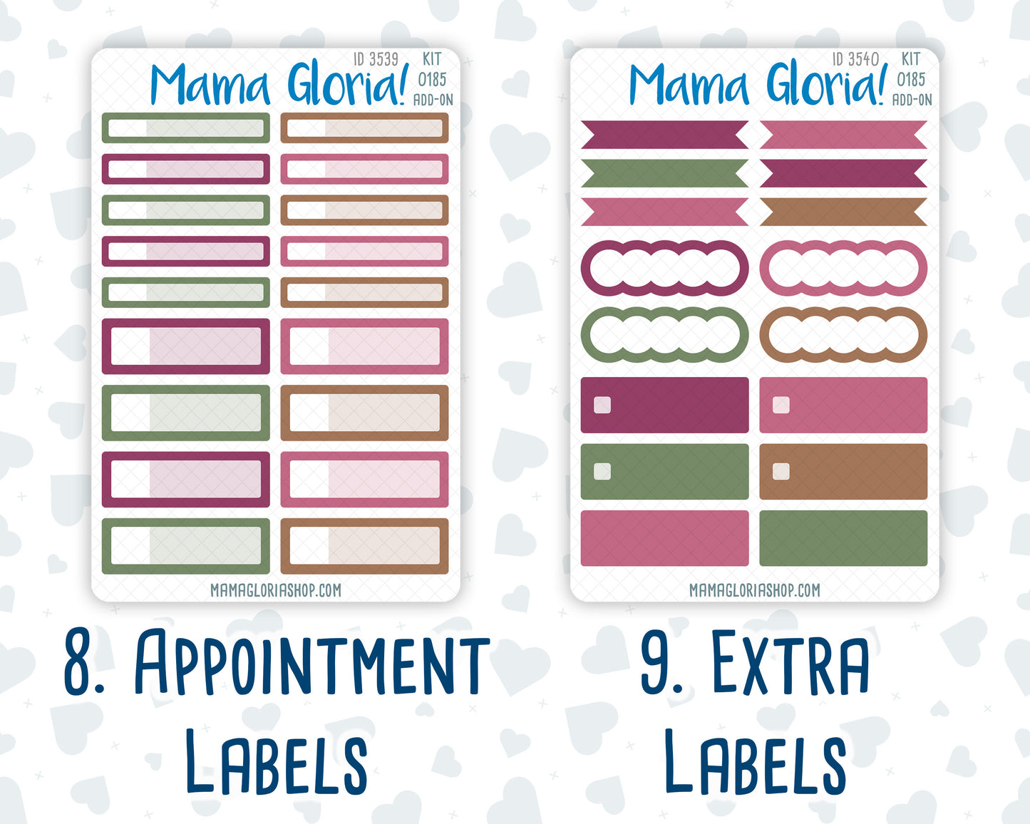 Kit 0185 Add Ons - Wine Time - September- Autumn - Planner Stickers - Kit 2024
