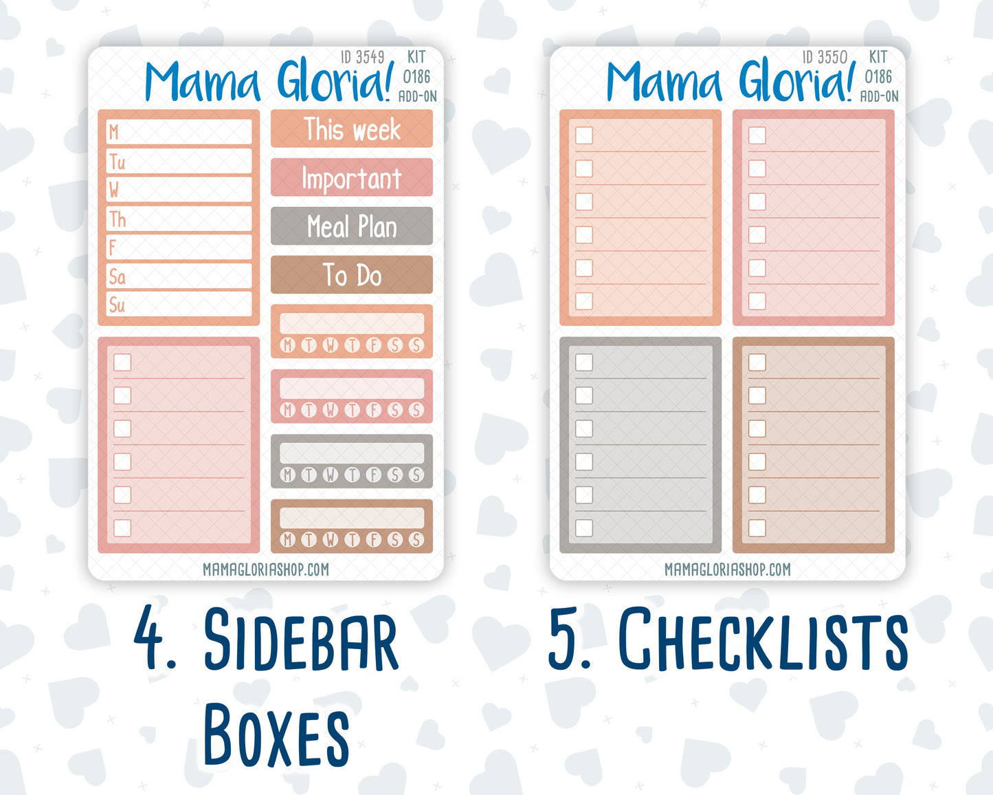 Kit 0186 Add Ons - Workspace Vibes - September- Autumn - Planner Stickers - Kit 2024