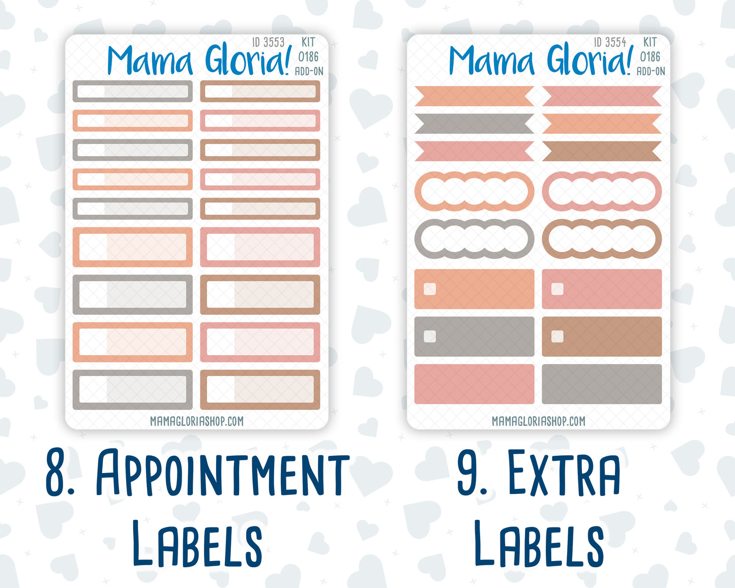 Kit 0186 Add Ons - Workspace Vibes - September- Autumn - Planner Stickers - Kit 2024