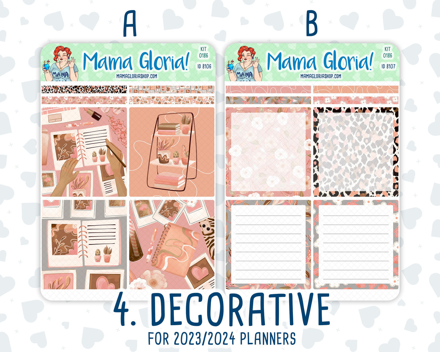 Kit 0186 - A5 Daily Duo - Workspace Vibes - September - Autumn- Planner