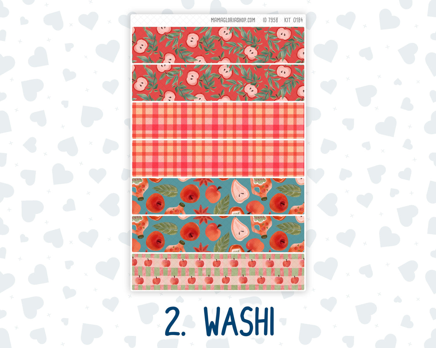 Kit 0184 Hobonichi Cousin – Daily Kit - Apple Cider - September- Autumn