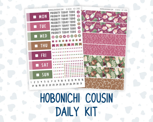 Kit 0185 Hobonichi Cousin – Daily Kit - Wine Time - September- Autumn