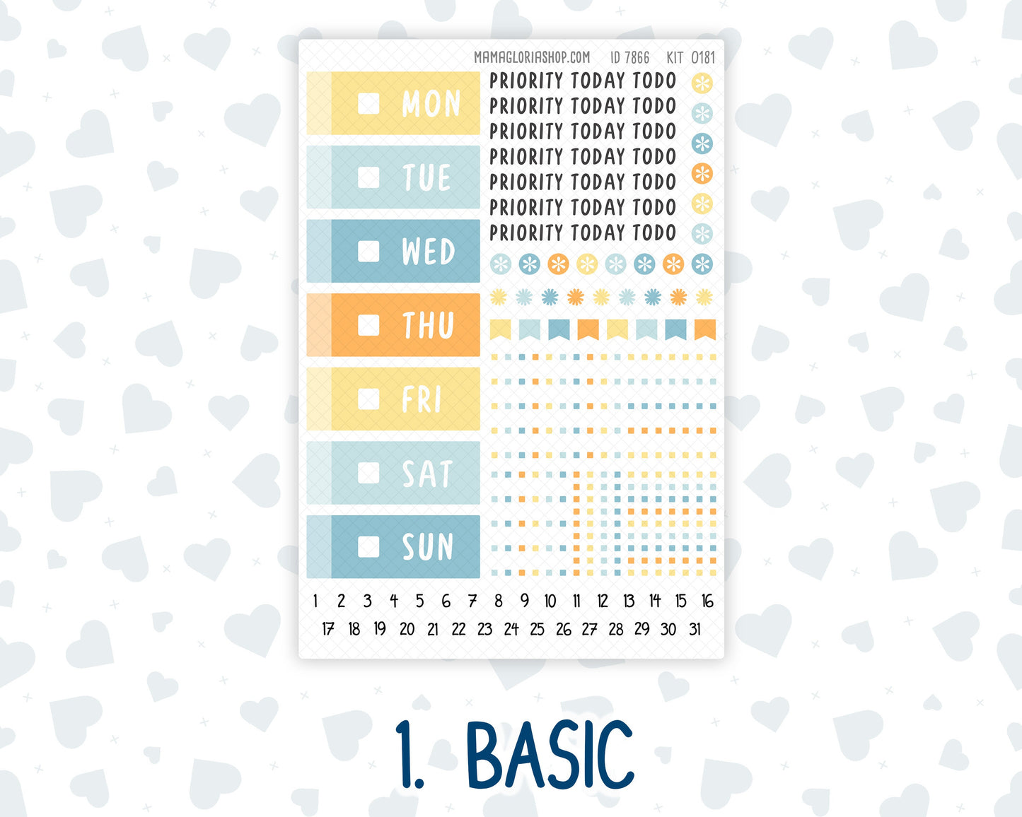 Kit 0181 Hobonichi Cousin – Daily Kit - Camping - August- Summer