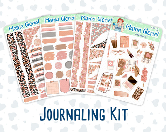 Kit 0186 - Workspace Vibes - Journaling Kit - September- Autumn- For Planner - Notebook - Journal