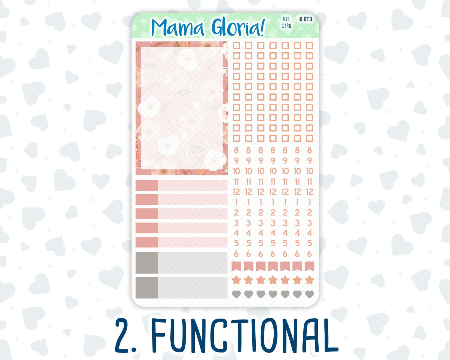 Kit 0186 - A5 Compact Vertical - Workspace Vibes - September - Weekly