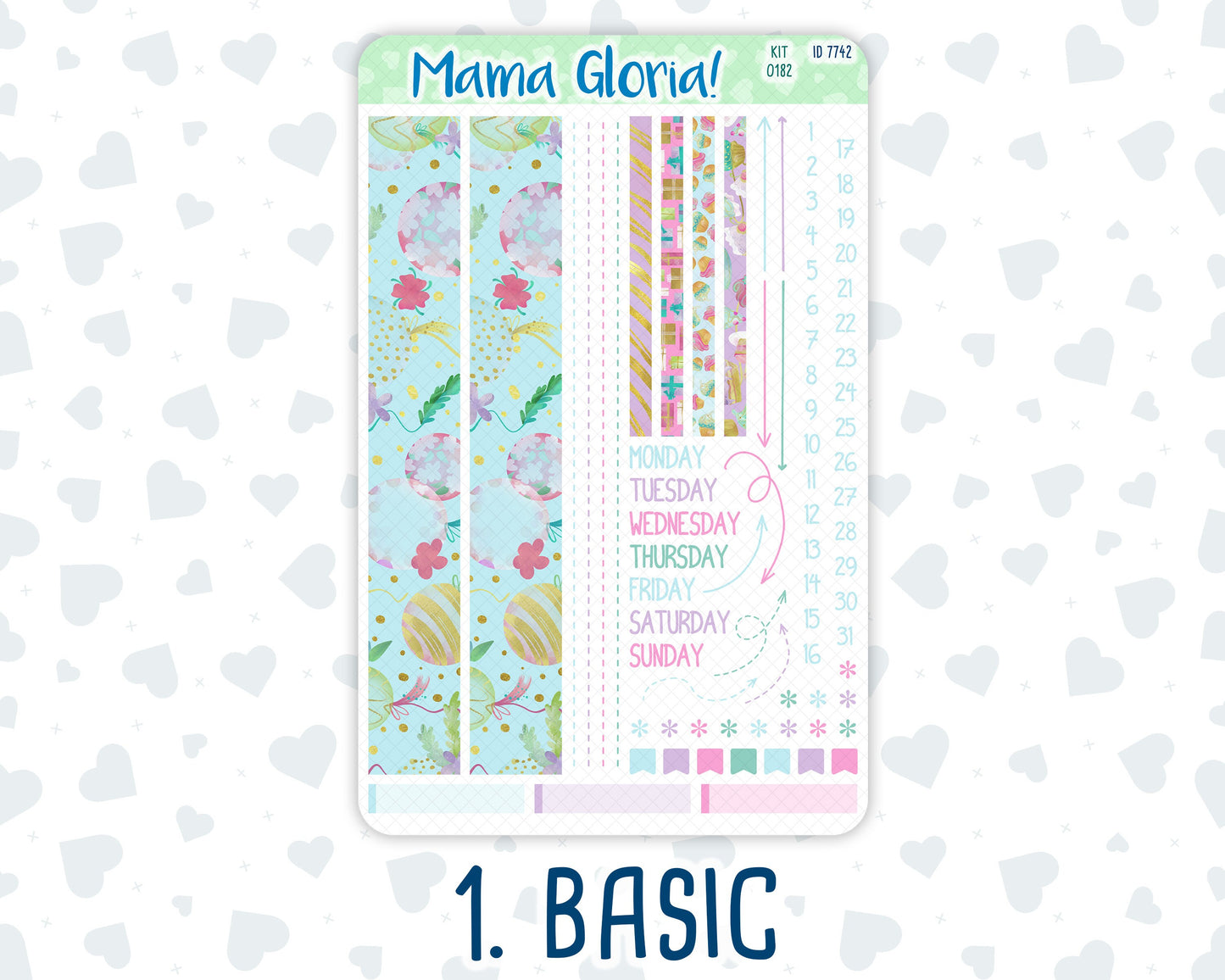 Kit 0182 - 7x9 Compact Vertical - Birthday