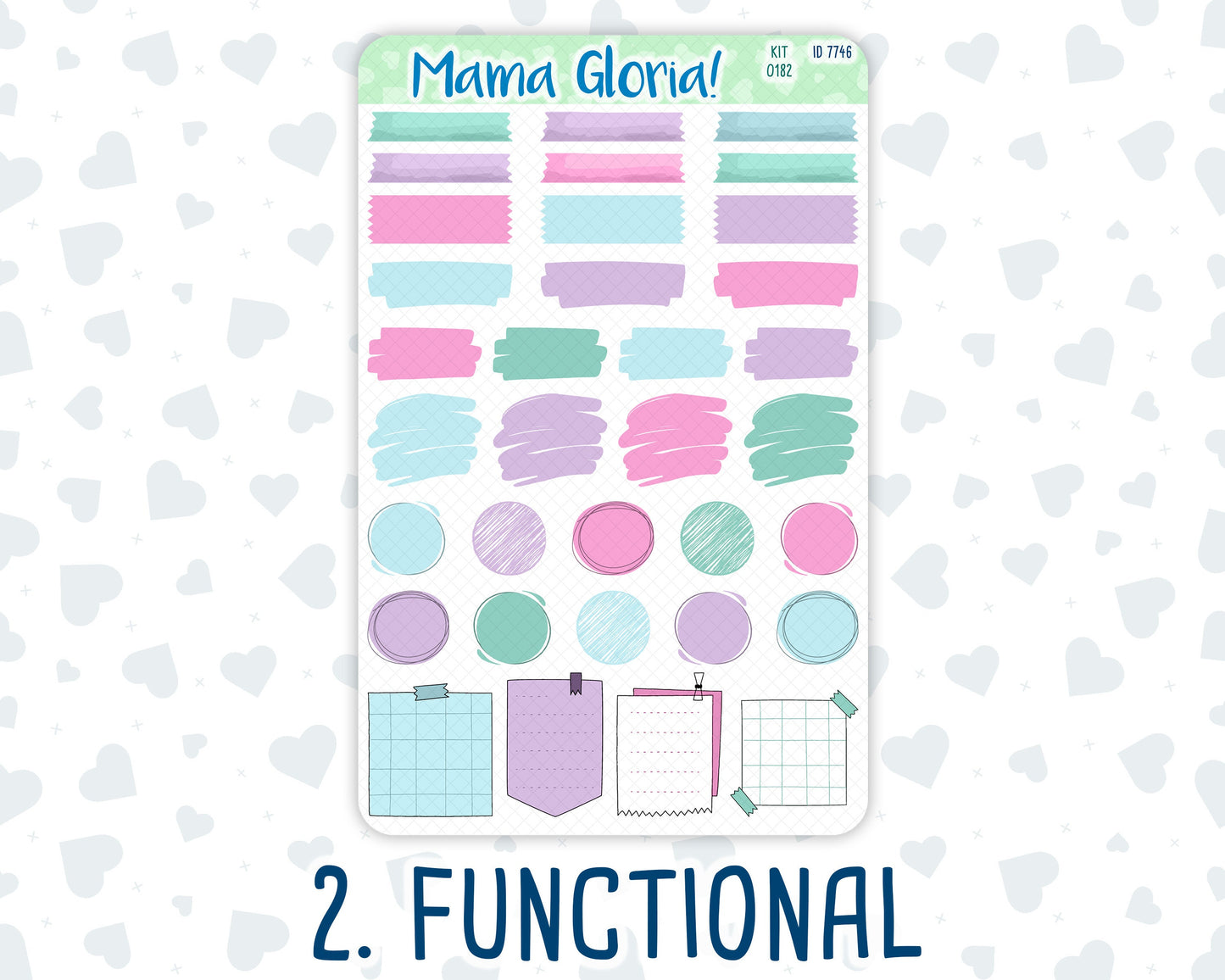 Kit 0182 - Journaling Kit - Birthday - For Planner - Notebook - Journal