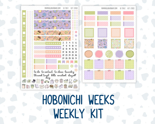 Kit 0180 Hobonichi Weeks – Weekly Kit - Back To School- August - Summer