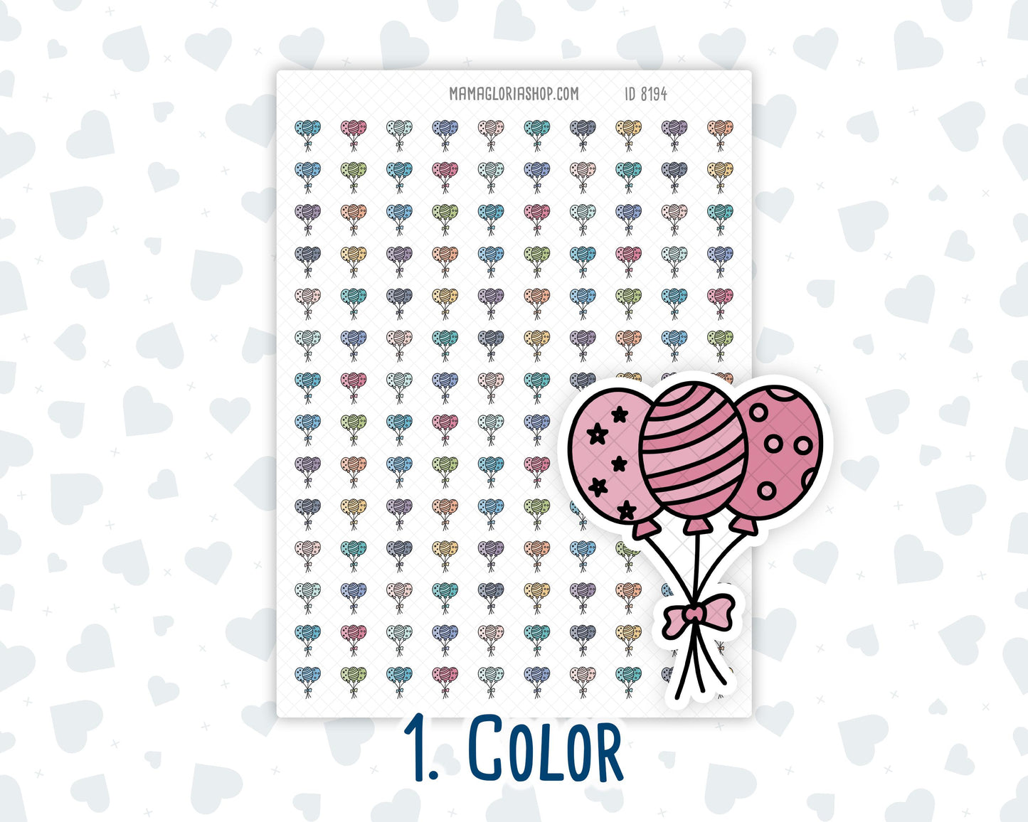 Balloon - Party - Birthday - Doodle Icon Sticker