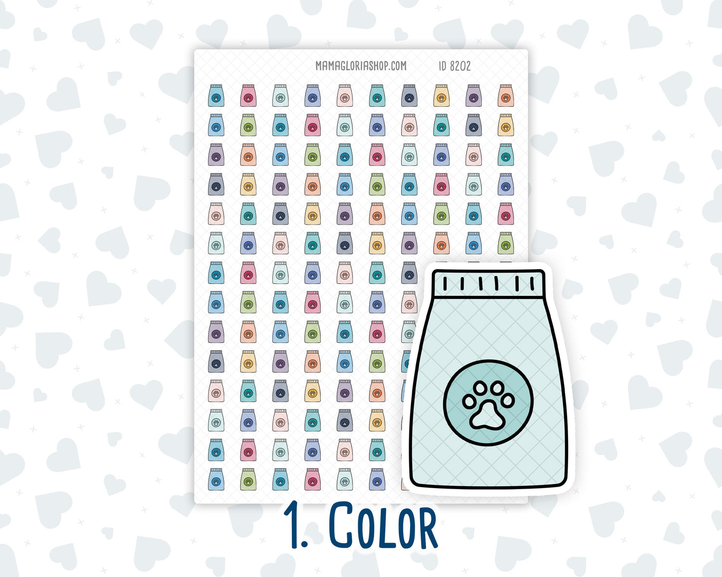 Dog Food - Doodle Icon Sticker