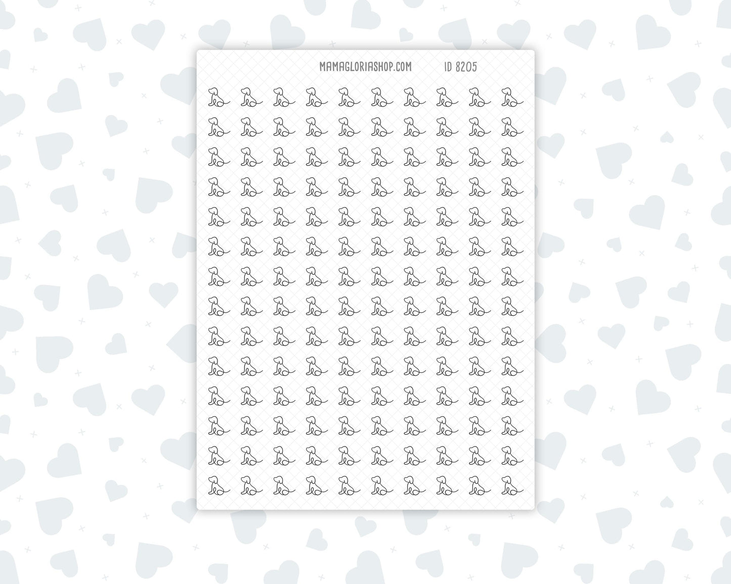 Dog - Doodle Icon Sticker