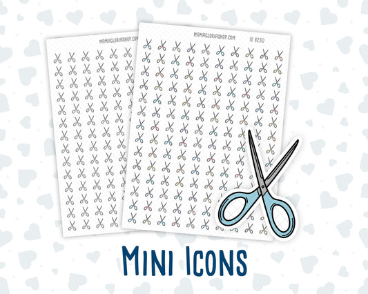 Hair APPT. - Scissors - Doodle Icon Sticker