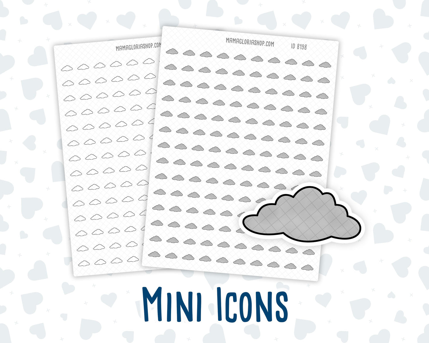Cloudy Weather - Doodle Icon Sticker