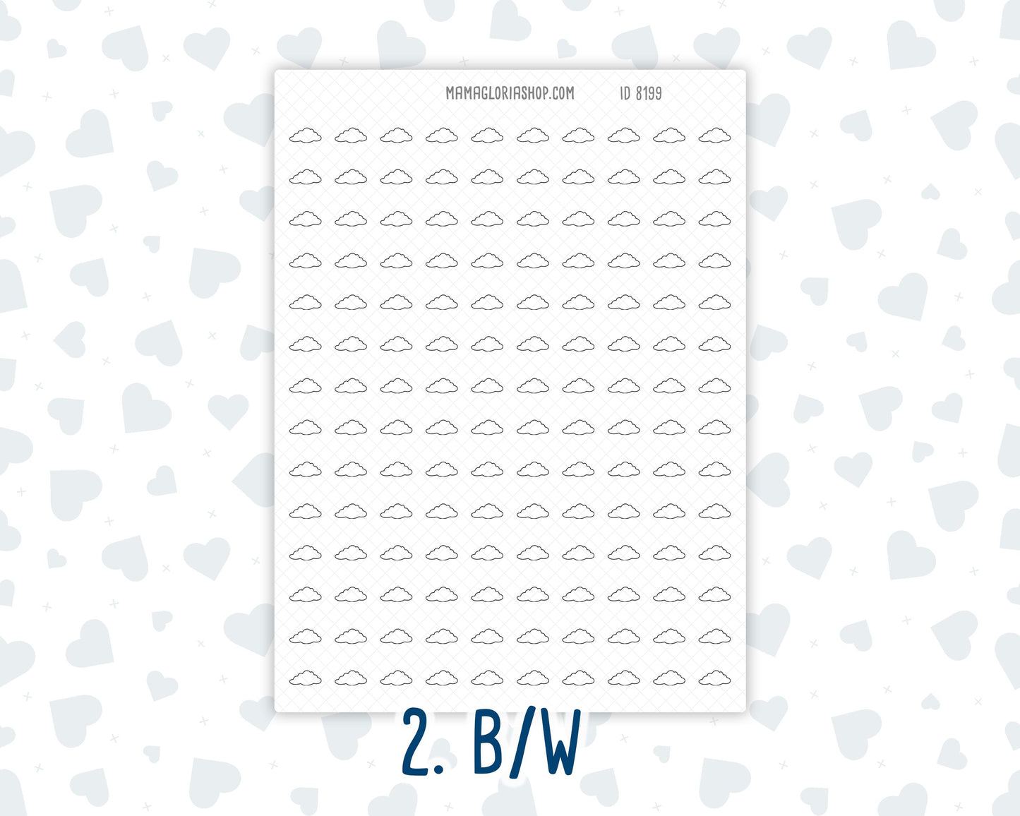 Cloudy Weather - Doodle Icon Sticker