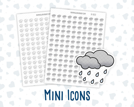Rainy Weather - Doodle Icon Sticker