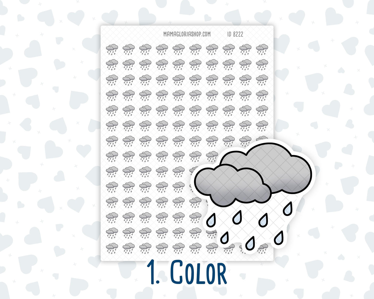 Rainy Weather - Doodle Icon Sticker