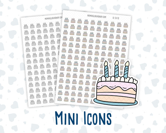 Birthday Cake - Doodle Icon Sticker