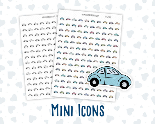 Car - Doodle Icon Sticker