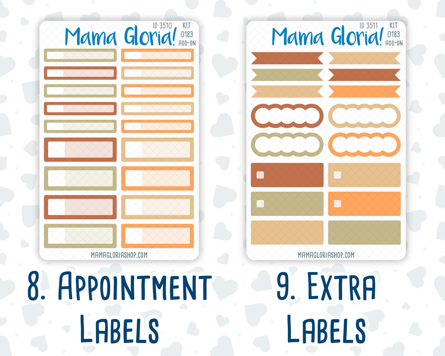 Kit 0183 Add Ons - Natl. Coffee Day - September- Autumn - Planner Stickers - Kit 2024