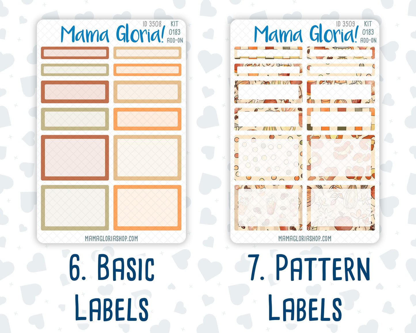 Kit 0183 Add Ons - Natl. Coffee Day - September- Autumn - Planner Stickers - Kit 2024