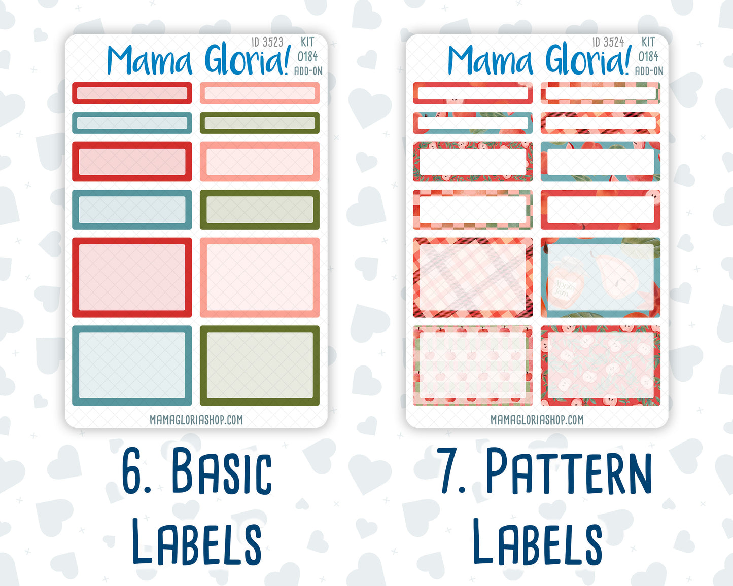 Kit 0184 Add Ons - Apple Cider - September- Autumn - Planner Stickers - Kit 2024