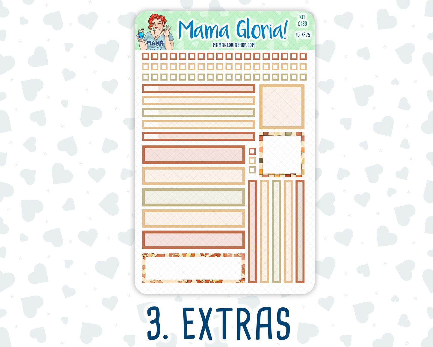 Kit 0183 - 7x9 Daily Duo - Natl. Coffee Day - September- Autumn - Planner