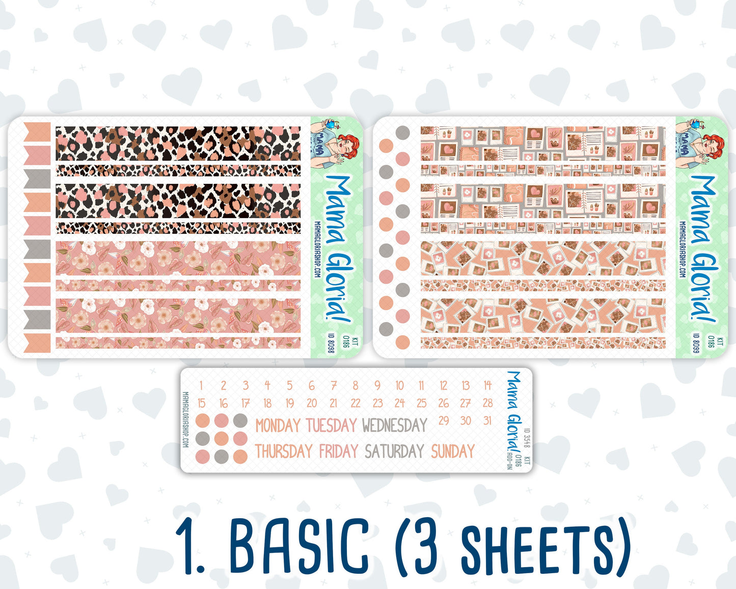 Kit 0186 - A5 Daily Duo - Workspace Vibes - September - Autumn- Planner