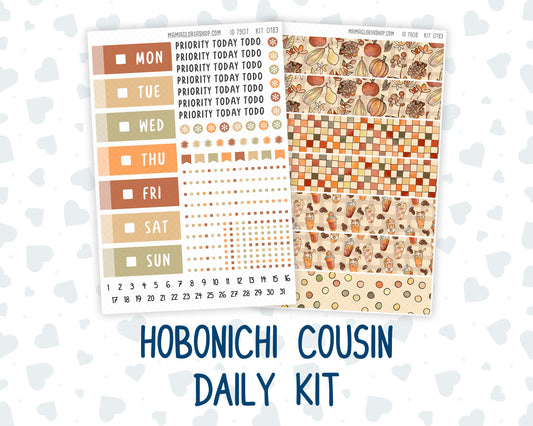 Kit 0183 Hobonichi Cousin – Daily Kit - Natl.Coffee Day - September- Autumn
