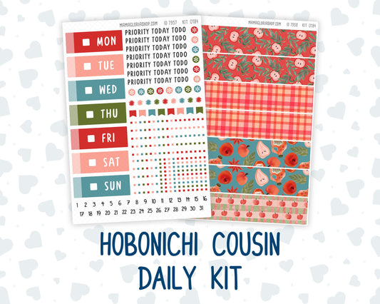 Kit 0184 Hobonichi Cousin – Daily Kit - Apple Cider - September- Autumn