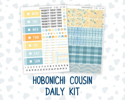 Kit 0181 Hobonichi Cousin – Daily Kit - Camping - August- Summer