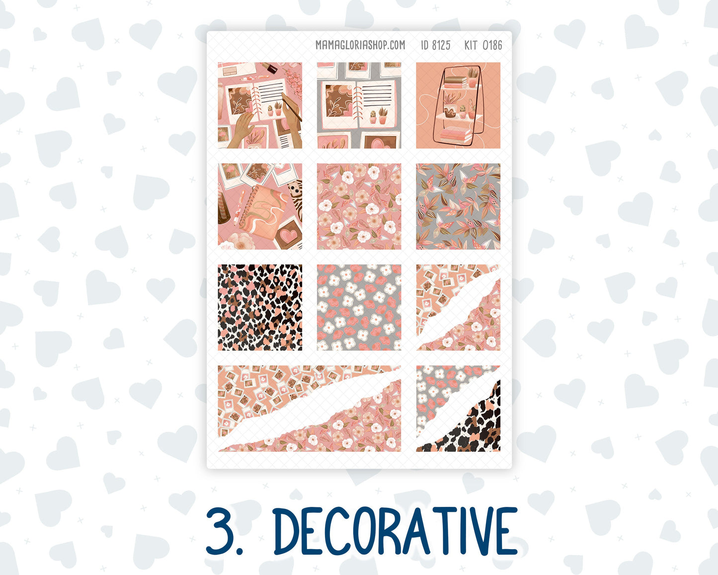 Kit 0186 Hobonichi Cousin – Weekly Kit – 1.3” Wide Columns - Workspace Vibes - September- Autumn