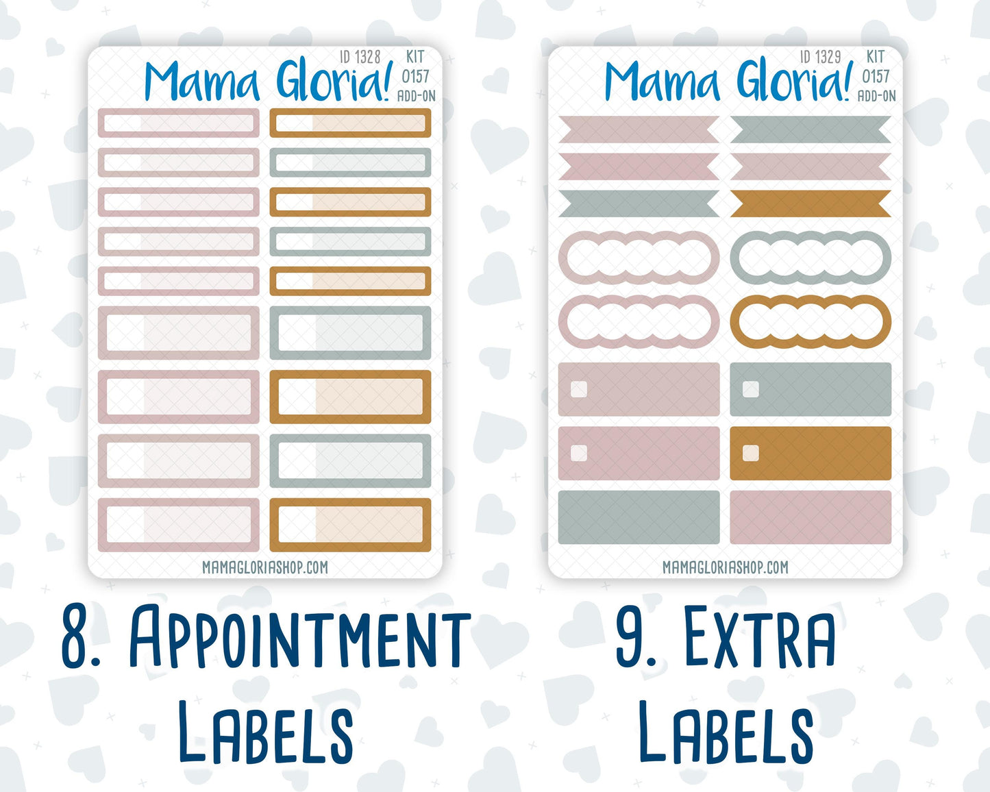Kit 0157 Add Ons - Swan Lake - Planner Stickers - Kit 2024