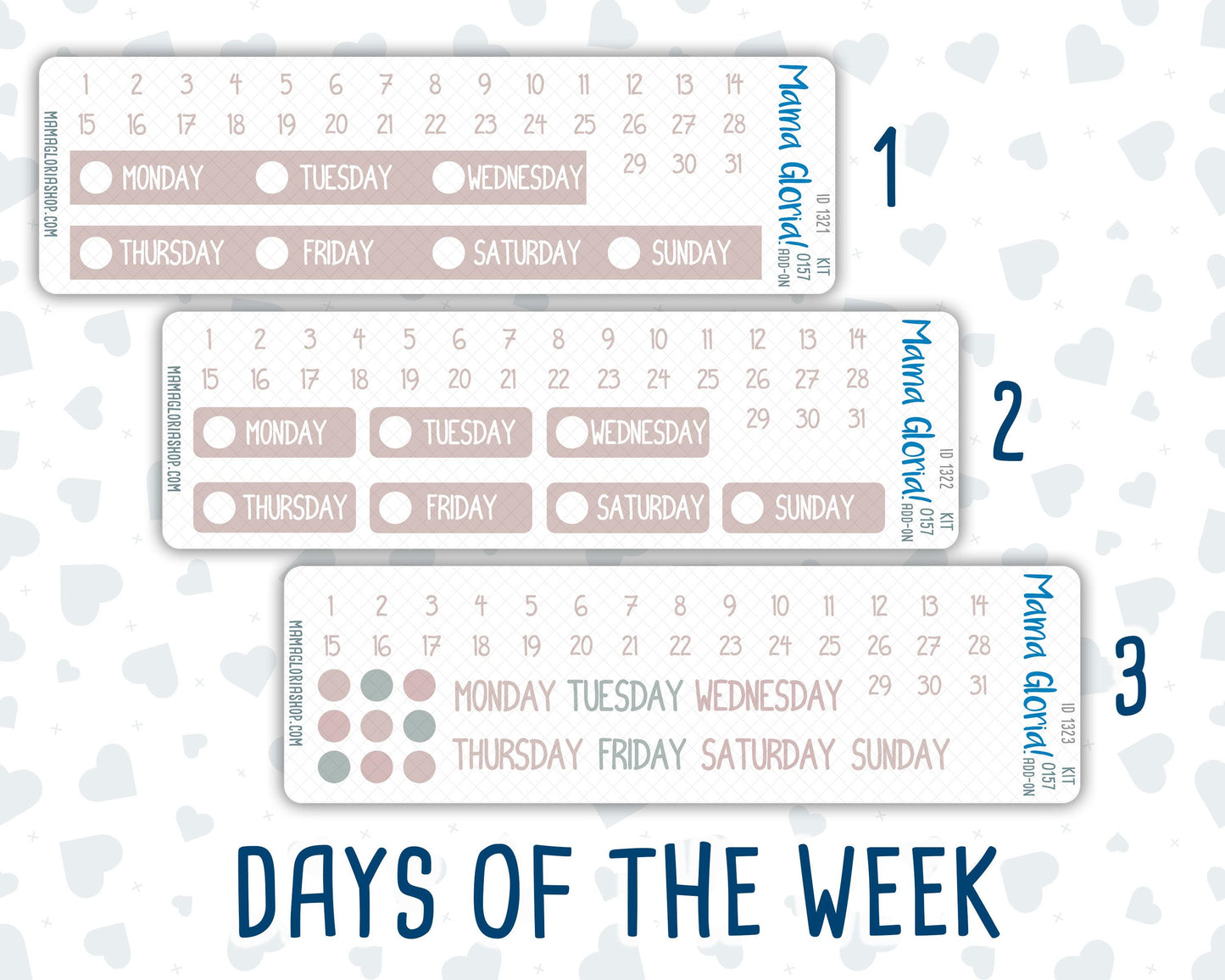 Kit 0157 Add Ons - Swan Lake - Planner Stickers - Kit 2024