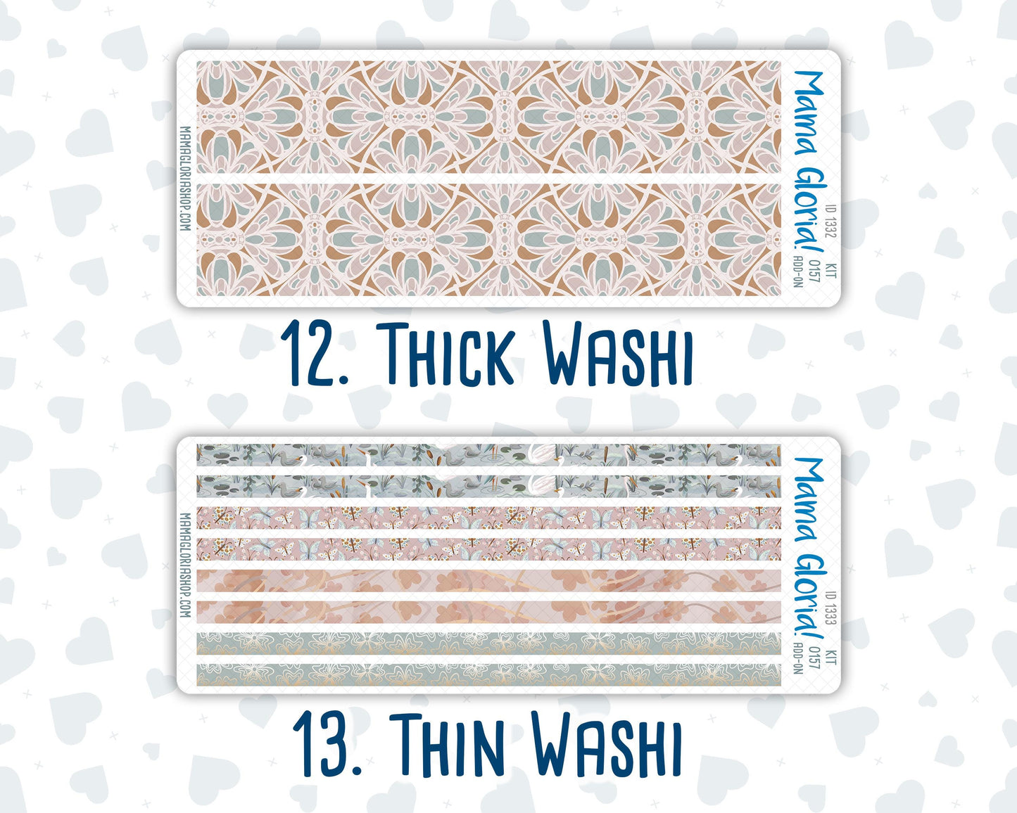 Kit 0157 Add Ons - Swan Lake - Planner Stickers - Kit 2024