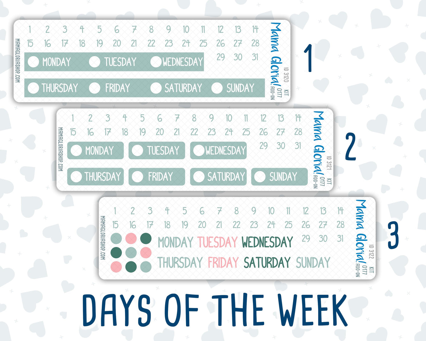 Kit 0177 Add Ons - Books&Roses- Planner Stickers - Kit 2024