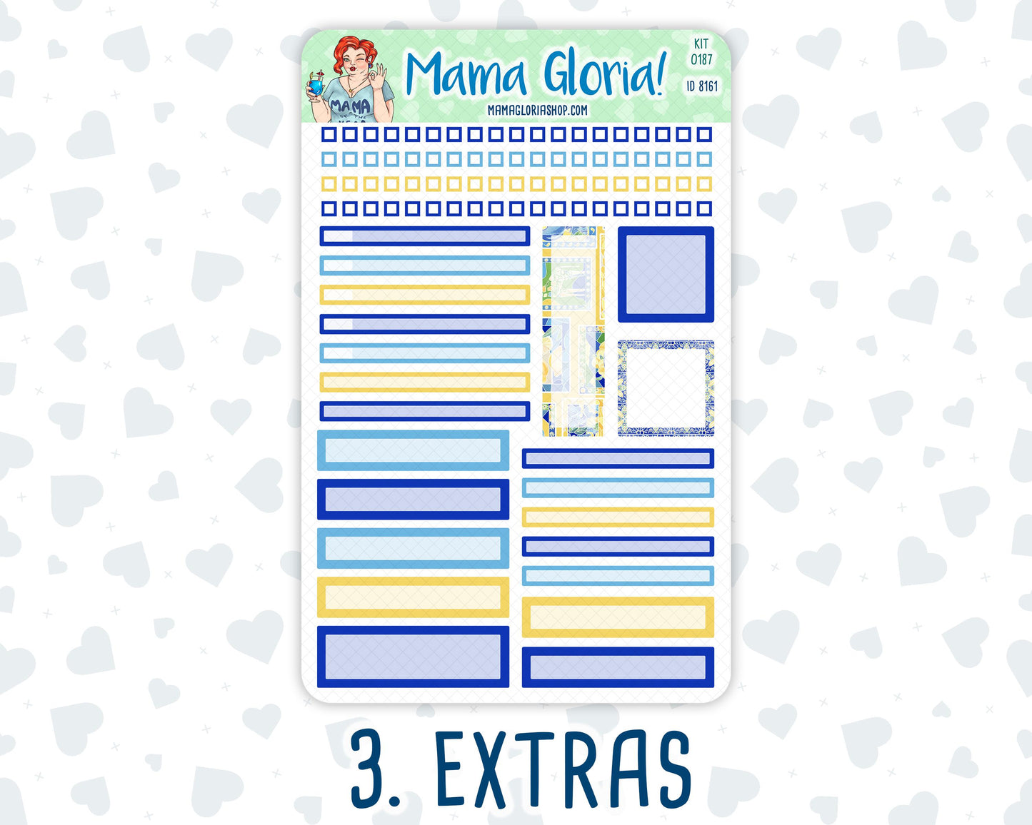 Kit 0187 - A5 Daily Duo - Lemon&Mosaic - Planner