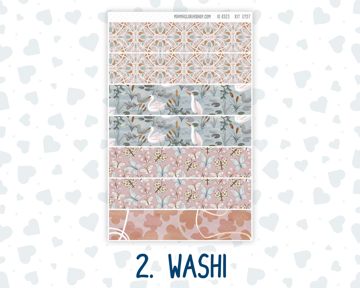 Kit 0157 Hobonichi Cousin – Daily Kit - Swan Lake