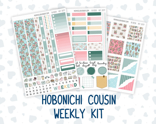 Kit 0177 Hobonichi Cousin – Weekly Kit – 1.3” Wide Columns - Books&Roses