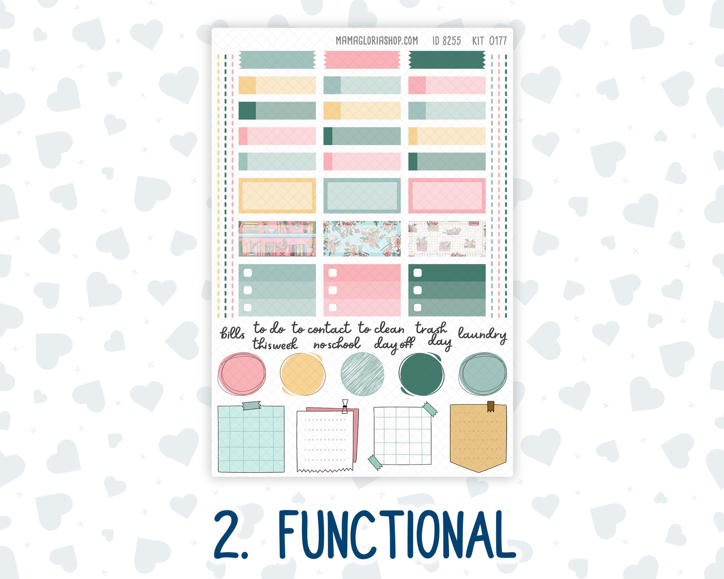 Kit 0177 Hobonichi Cousin – Weekly Kit – 1.3” Wide Columns - Books&Roses
