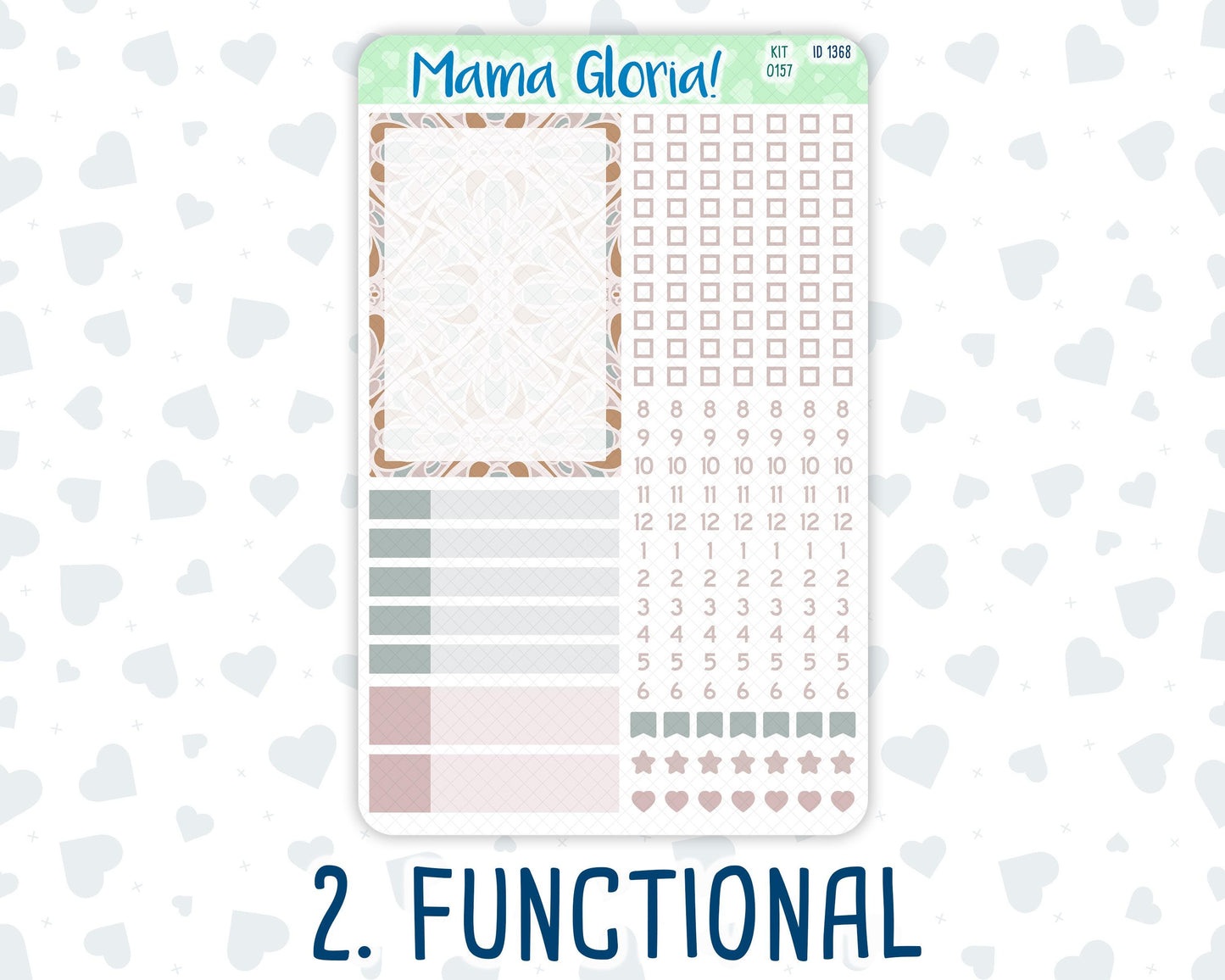 Kit 0157 - A5 Compact Vertical - Swan Lake - Weekly
